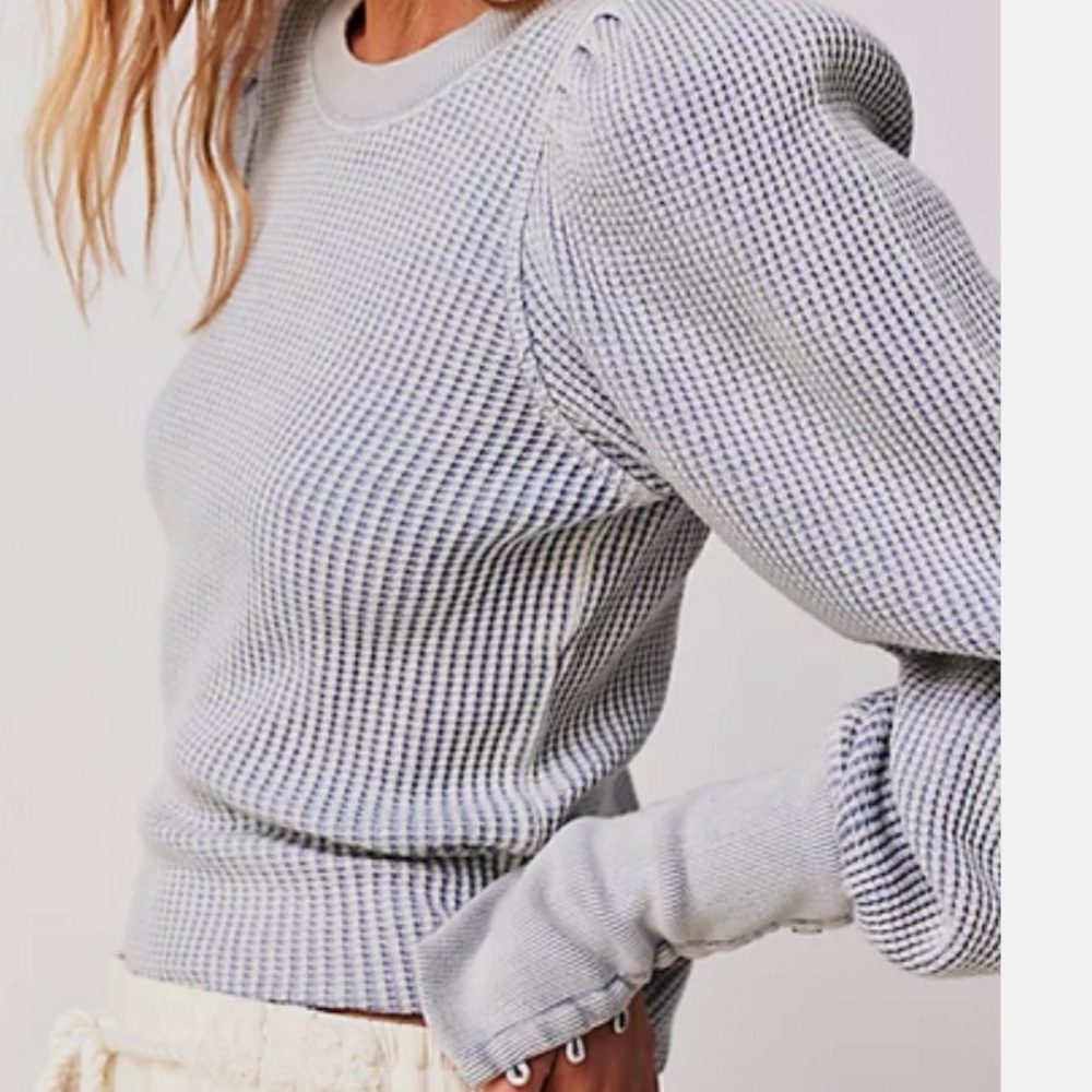 Free People Thermal Scoop Neck Top